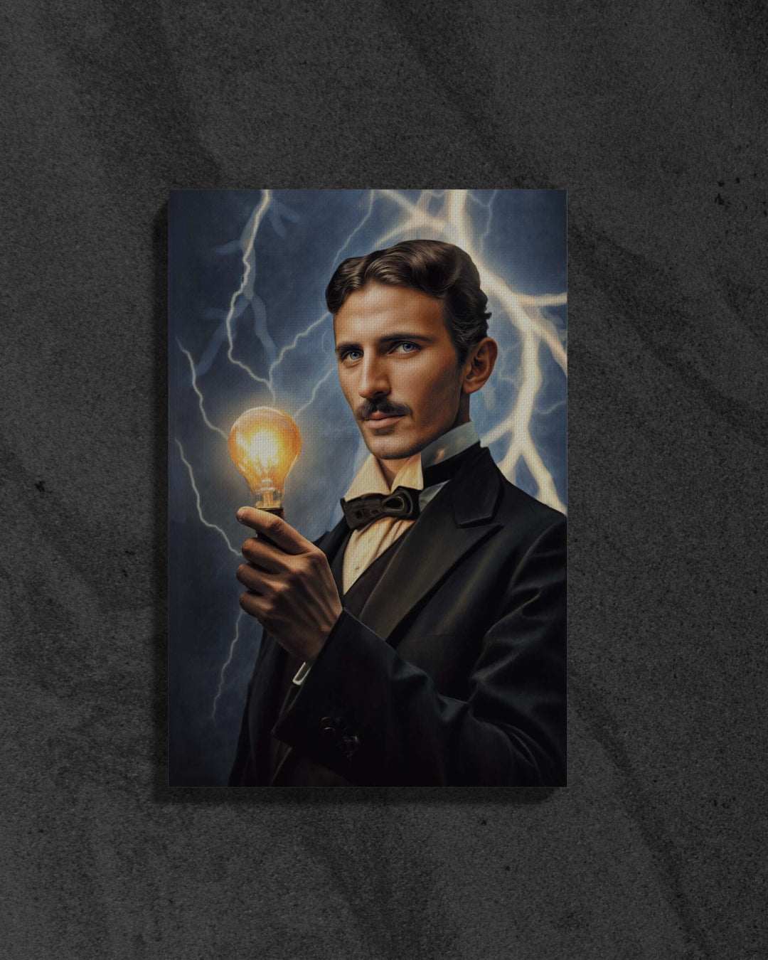 Nikola Tesla - Slika na platnu